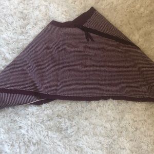 Lululemon maroon poncho o/s